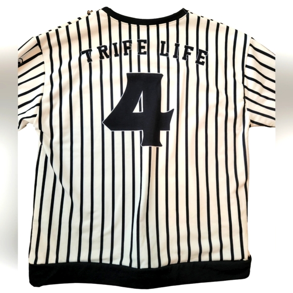 Junkies NY TrifeLife baseball sweater red/white/blue size Large 👌 - Picture 2 of 16